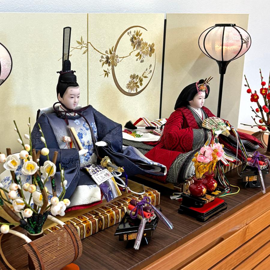 雛人形 おしゃれ インテリア コンパクト 「和泉雛2」 お雛様 ひな人形 お雛さま おひな様 おひなさま | ひなせい | 02