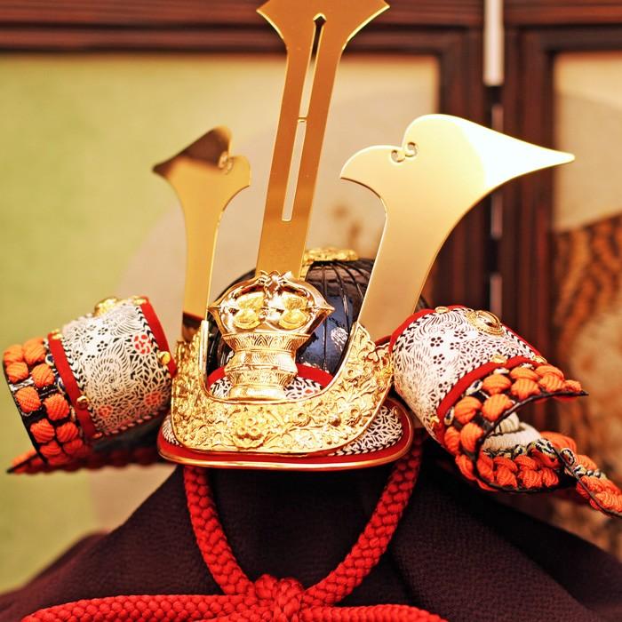 ひなせい 五月人形 おしゃれ コンパクト飾り / 1/2 毛利元就 加藤鞆美