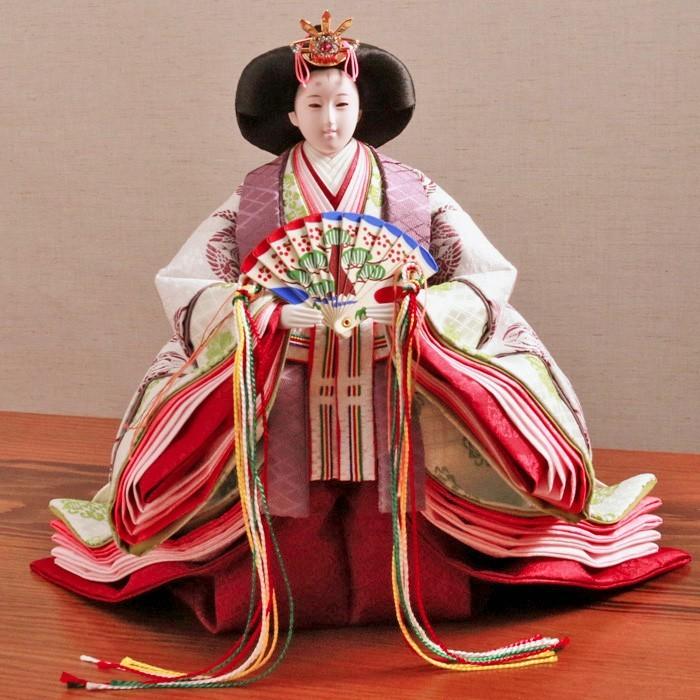 ひなせい 雛人形 コンパクト おしゃれ 「かな2」立ち雛 たち雛 立雛 た