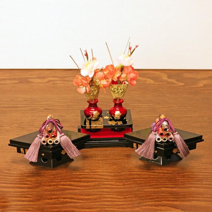 【美品】収納雛飾り 収納飾りの雛人形 MAHOROBA 白石雛具 | かわいい・おしゃれ・シンプル