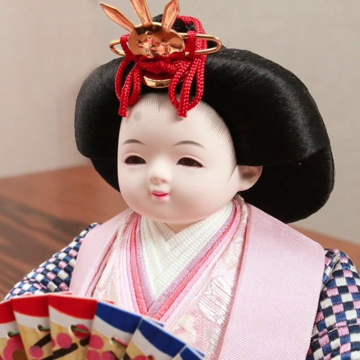 雛人形 お雛様 雛飾り 廃盤 お雛様 収納飾り コンパクト【小柿雛