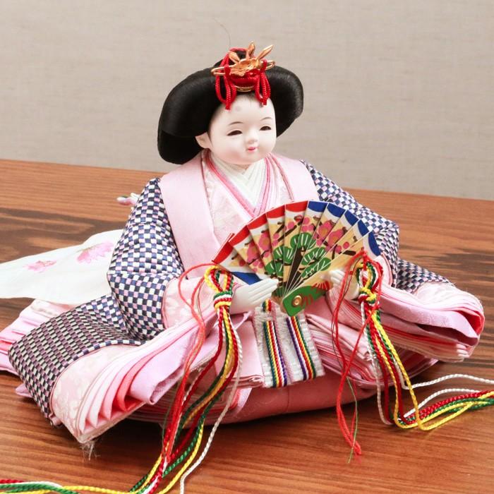 お雛様 置物 廃盤 お雛様 収納飾り コンパクト【小柿雛】 雛人形 おひな様