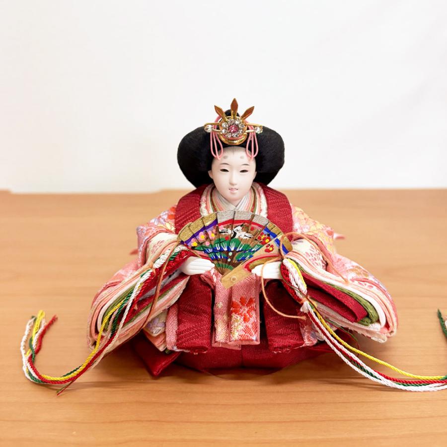 ひなせい 雛人形 コンパクト モダン 「小町(黄）」おしゃれ 収納飾り