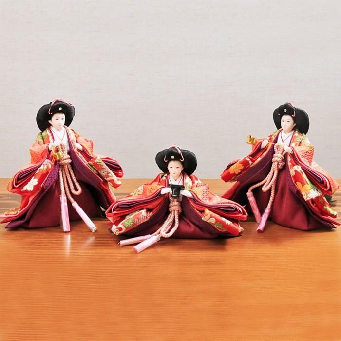 雛人形 コンパクト おしゃれ 「小桃2」 三段飾り 五人飾り ひな人形 お雛様 | ひなせい | 13