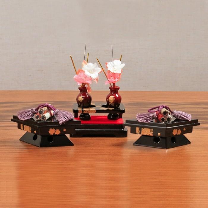 雛人形 コンパクト おしゃれ 「小桃2」 三段飾り 五人飾り ひな人形 お雛様 | ひなせい | 17