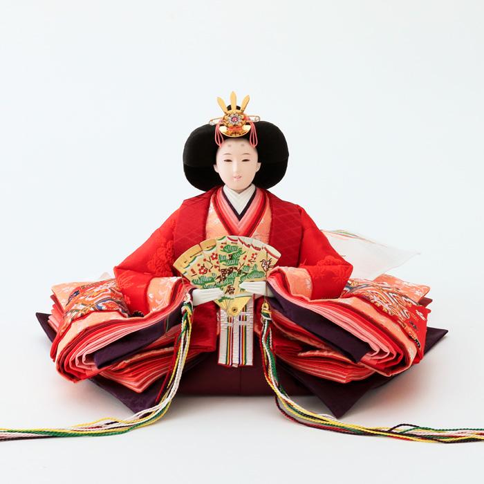 ひなせい 雛人形 おしゃれ 収納飾り 「このみ雛2」 親王飾り 二人飾り