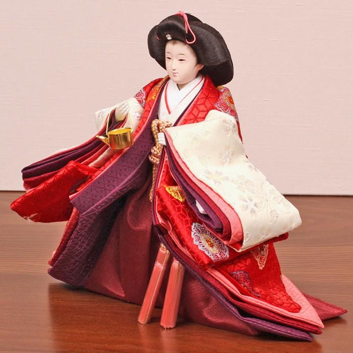 ひなせい 雛人形 三段飾り 収納飾り 「古都花雛」 おしゃれ 5人飾り