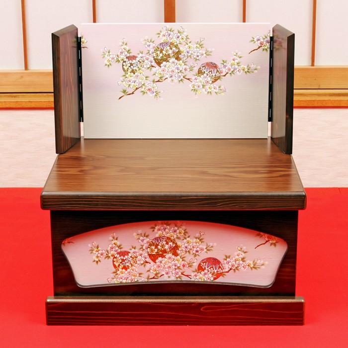 ひなせい 雛人形 コンパクト おしゃれ 収納飾り 「小桜雛 」 ひな人形