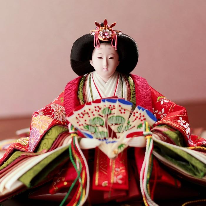 ひなせい 雛人形 コンパクト おしゃれ 収納飾り 「小桜雛 」 ひな人形