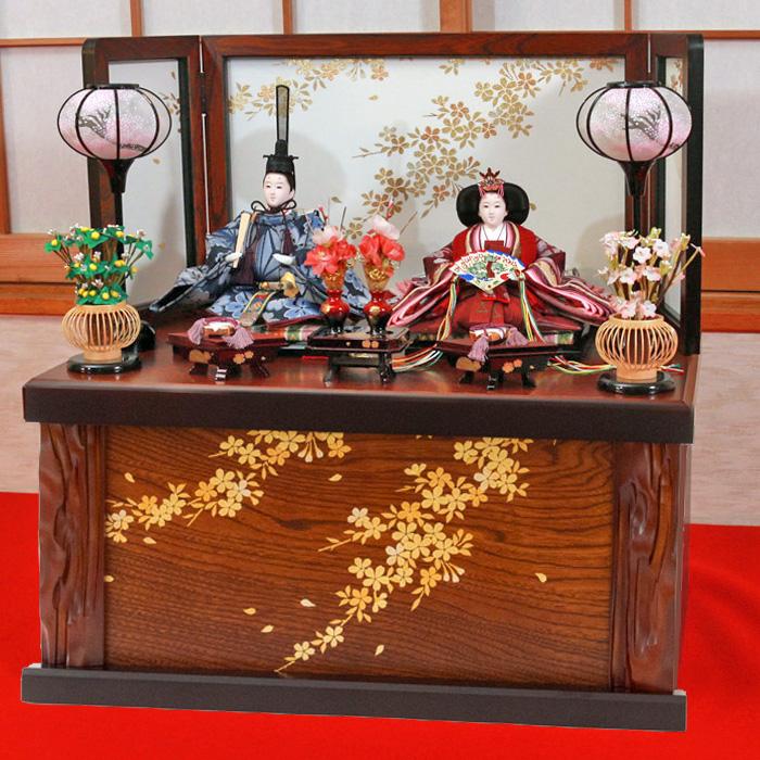 雛人形 収納飾り おしゃれ インテリア「舞(まい)雛」 ひな人形 お雛様