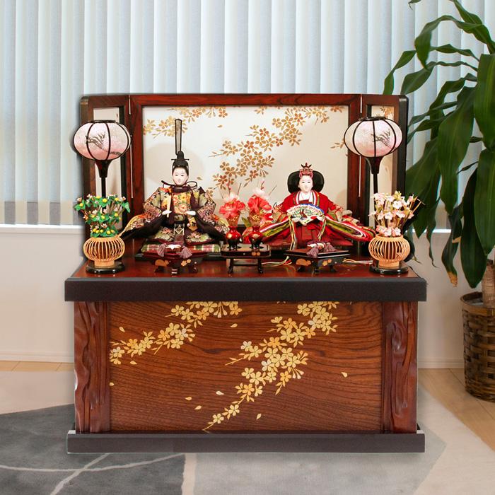 ひな祭り　雛人形　お雛様　御雛道具 前盛上 雛壇 小物 飾り 置物 45号 前盛上 葵 掛膳揃入 雛人形 雛道具 小道具 ひな祭り 買い替え