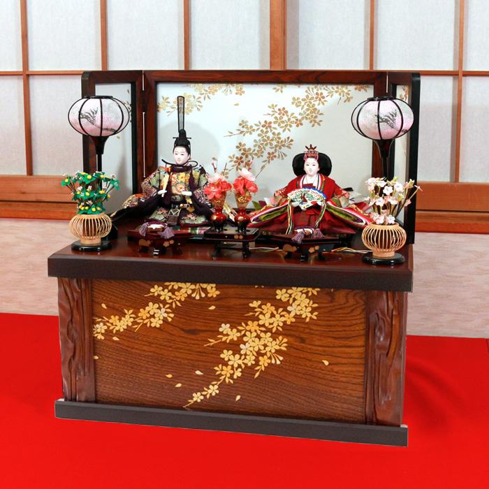 雛人形 収納飾り おしゃれ インテリア「萌(もえ)雛」 ひな人形 お雛様