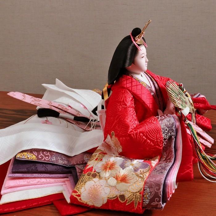 ひなせい 雛人形 収納飾り おしゃれ 「さえ雛2」 コンパクト モダン