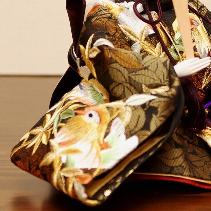 雛人形 コンパクト おしゃれ 収納飾り 「若菜2・黒 」 ひな人形 お雛様 モダン インテリア お雛さま おひなさま | ひなせい | 13