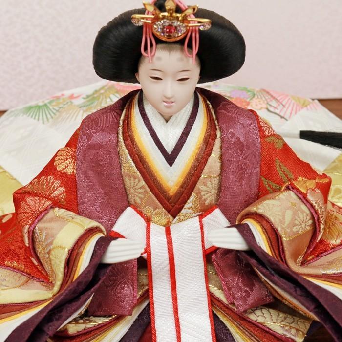 雛人形 コンパクト おしゃれ 収納飾り 「若菜2・黒 」 ひな人形 お雛様 モダン インテリア お雛さま おひなさま | ひなせい | 08