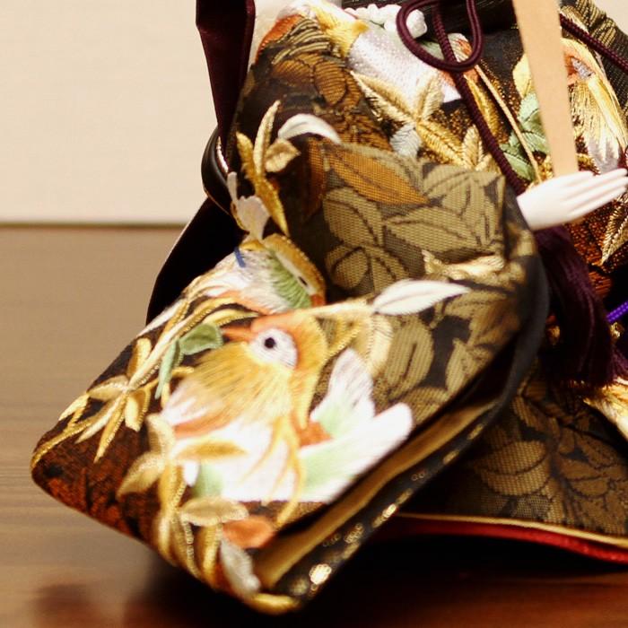 雛人形 コンパクト おしゃれ 収納飾り 「若菜雛・黒 」 ひな人形 お雛様 モダン インテリア お雛さま おひなさま | ひなせい | 13