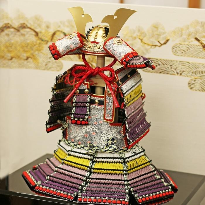 ひなせい 五月人形 鎧飾り / 1/4 源義経 加藤鞆美 奉納 鎧 2