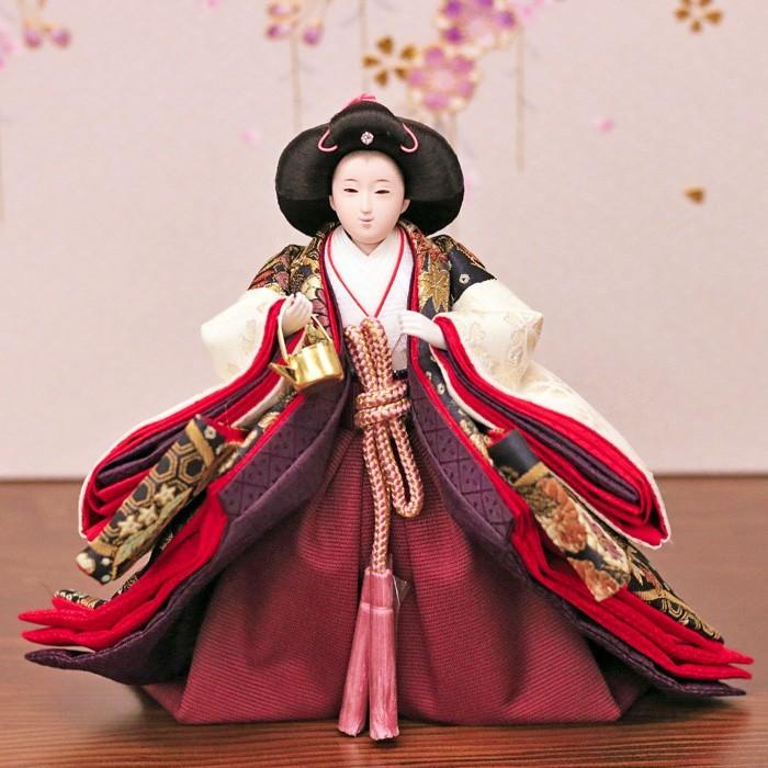 雛人形 三段飾り おしゃれ 「結芽花2」3段 段飾り ひな人形 お雛様 おひなさま | ひなせい | 13