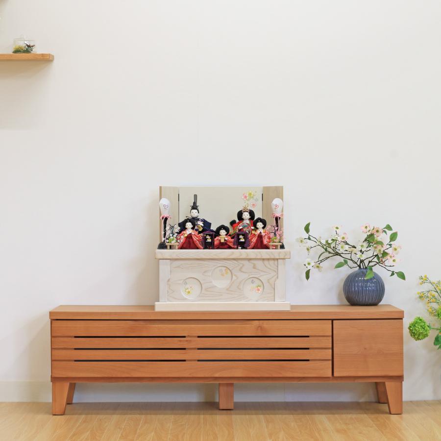 ひなせい 雛人形 コンパクト 高級 収納 「ゆず」おしゃれ 収納飾り 五