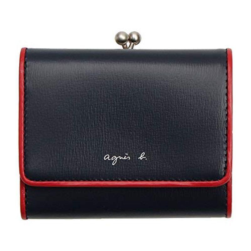 アウトレット 長島 Agnes B Voyage Femme ウォレット 二つ折り 短財布 がま口 ミニウォレット Ew04b 02 Navy 品質保証書つき Pesqueirotreslagoas Com Br