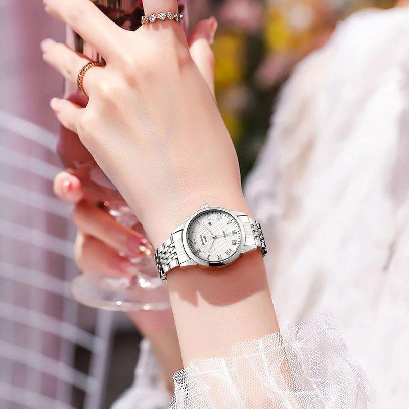爆売り ウォッチ おしゃれ ステンレスベルト シンプル アナログ時計 クオーツ エレガント レディース 腕時計 ブランド 日 防水 人気 女性用時計 腕時計 Leauduvalenciennois Fr