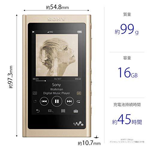 お年玉セール特価 ソニー ウォークマン Aシリーズ 16GB NW-A55 : MP3プレーヤー Bluetooth microSD対応 ハイレゾ対応 最大45時間連続