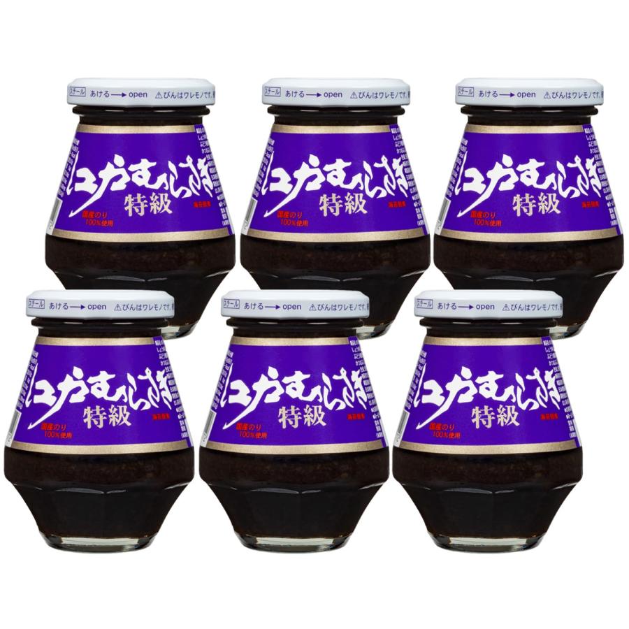 桃屋 江戸むらさき特級 125g×6個 【海苔佃煮 国産海苔使用 のり ご飯のお供】