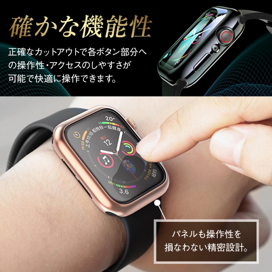 AppleWatch アップルウォッチ Series9 Series8 Series7 Series6 Series5 Series4 Series3 Series2 SE SE2 カバー ケース 全面保護 耐衝撃｜hinatainc｜08