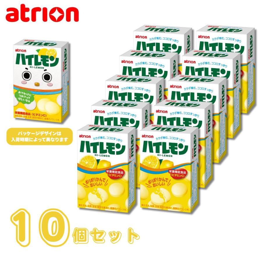 送料無料】アトリオン製菓 ハイレモン 18粒 10個セット : HINATA.inc