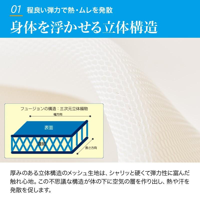 ハニカムメッシュ 敷きパッド サマー 敷きパット ダブル 旭化成