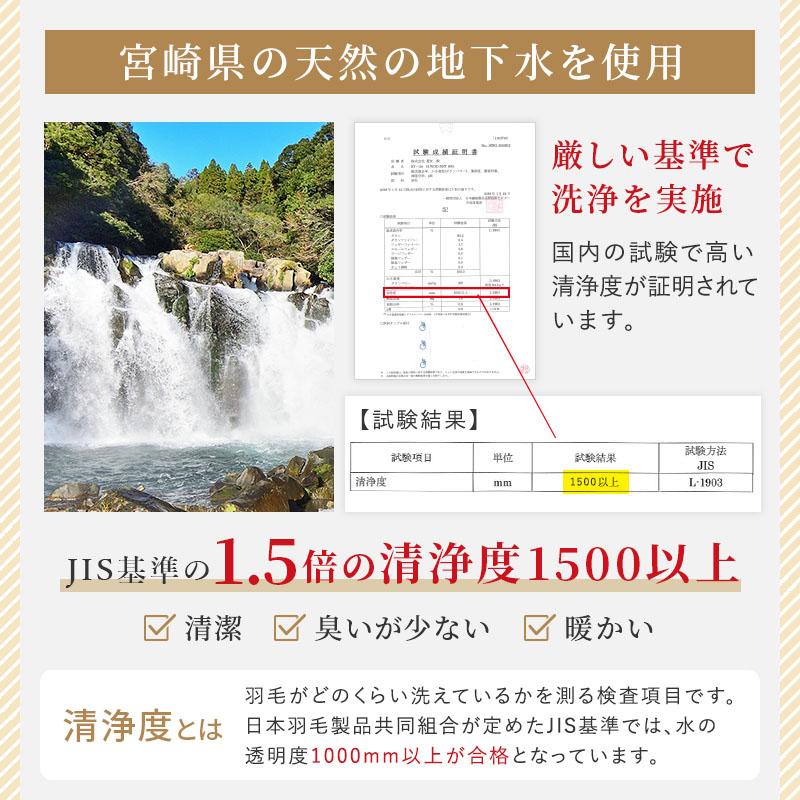 羽毛布団 掛け布団 シングルロング 冬用 羽毛掛け布団 グース 1.5 綿