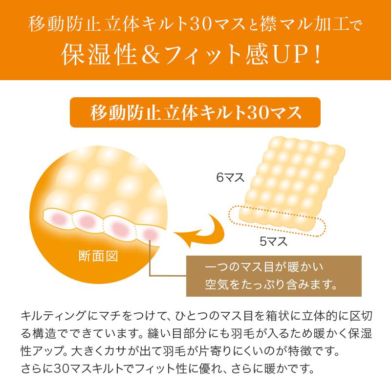 <業務用受注型生産商品>羽毛掛け布団 セミダブルサイズ 未使用 タンスのゲン 羽毛布団 セミダブル ロング 冬用 洗える 日本製