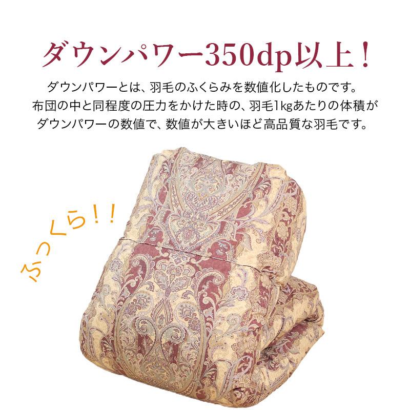 羽毛布団 掛け布団 ダブル 冬用 羽毛掛け布団 片寄らない 羽毛掛け