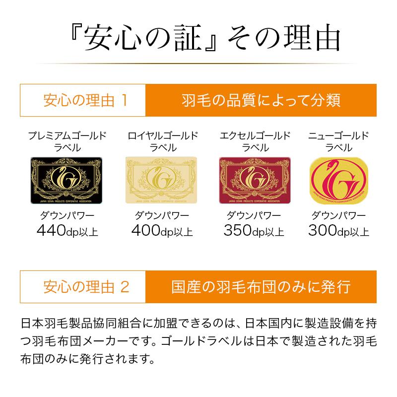 羽毛布団 掛け布団 ダブル 冬用 羽毛掛け布団 片寄らない 羽毛掛け