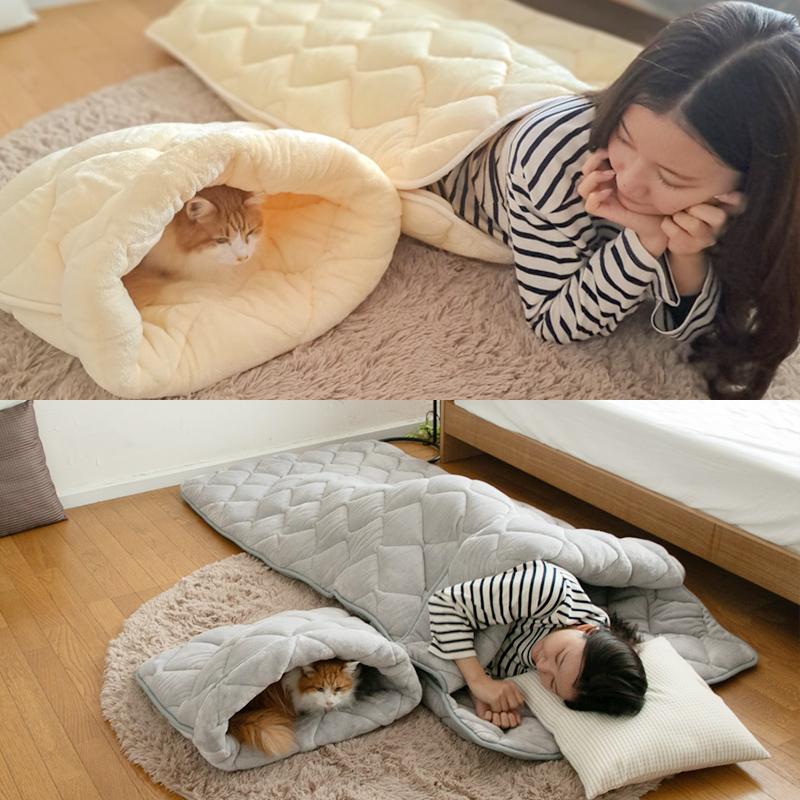 ペット ベッド はいるにゃんシリーズ はいるにゃん フランネル