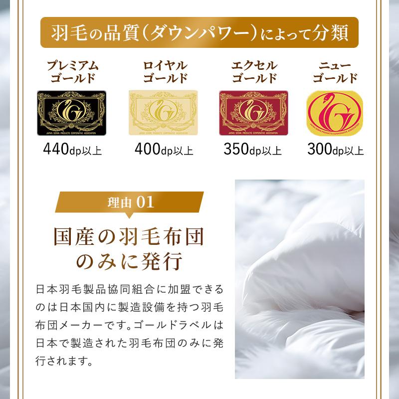 片寄らない羽毛掛け布団 85％ 1.2kg シングルサイズ 増量 襟マル 7年