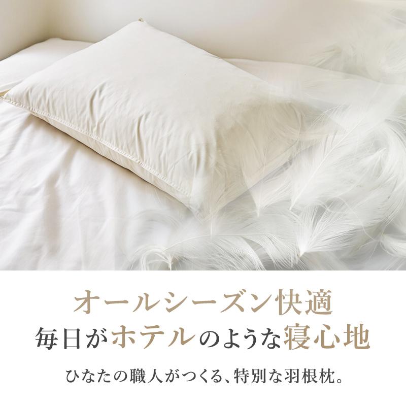 羽根枕 羽根まくら ホテル仕様 フェザー100％ 枕 ピロー スモール
