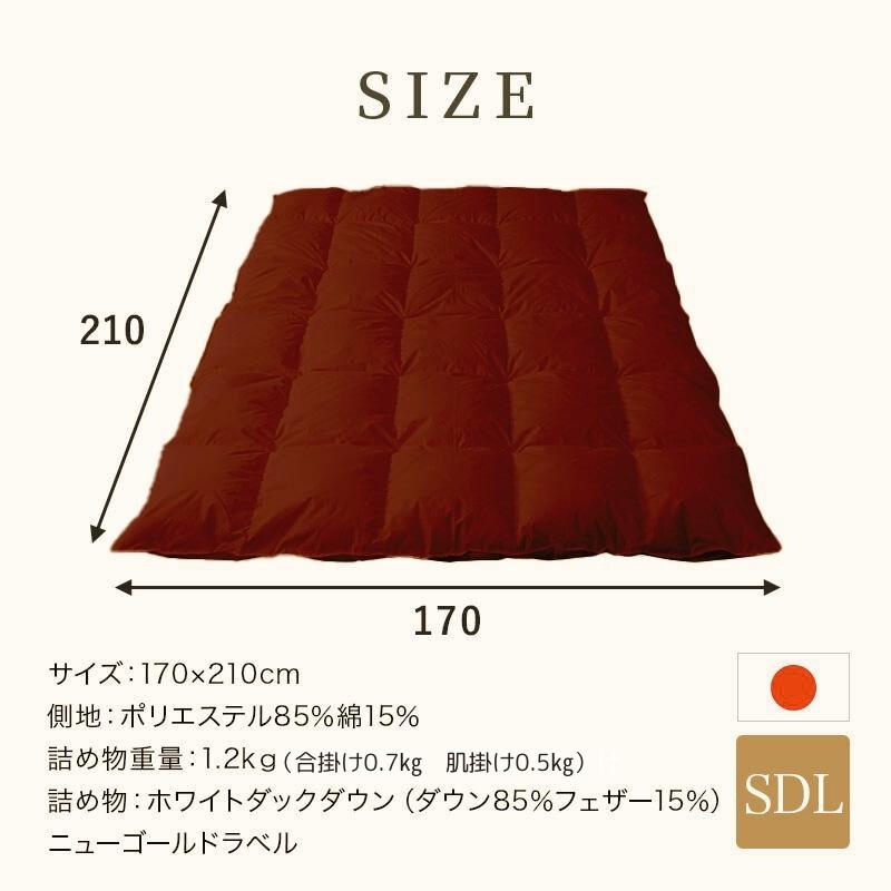 羽毛布団 セミダブル 日本製 掛け布団 冬用掛けふとん ダウン 福袋