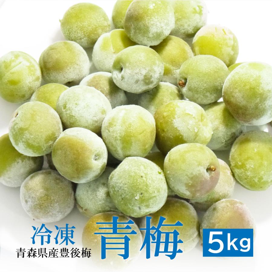 冷凍）青森県産冷凍青梅約5kg（家庭用2L〜3Lサイズ混合）梅の実 冷凍梅 
