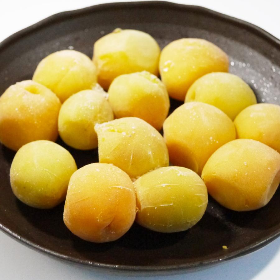 冷凍）青森県産冷凍色梅（完熟梅）約1kg（家庭用2L〜4Lサイズ混合）梅