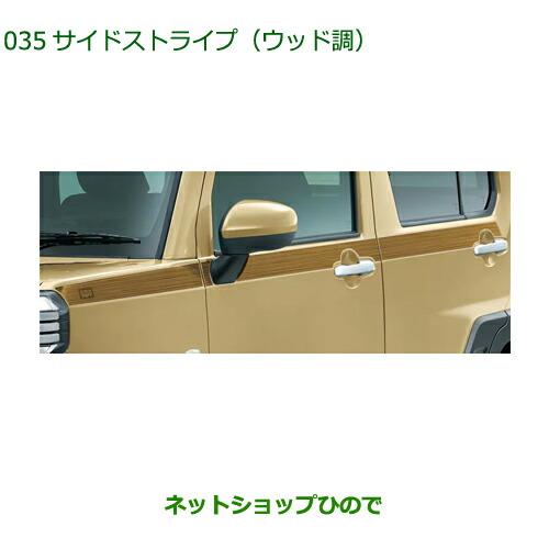 タフト／アウターハンドル／ウッド調／2020.5月〜／no.003 ダイハツ(純正) アウタードアハンドル のパーツレビュー