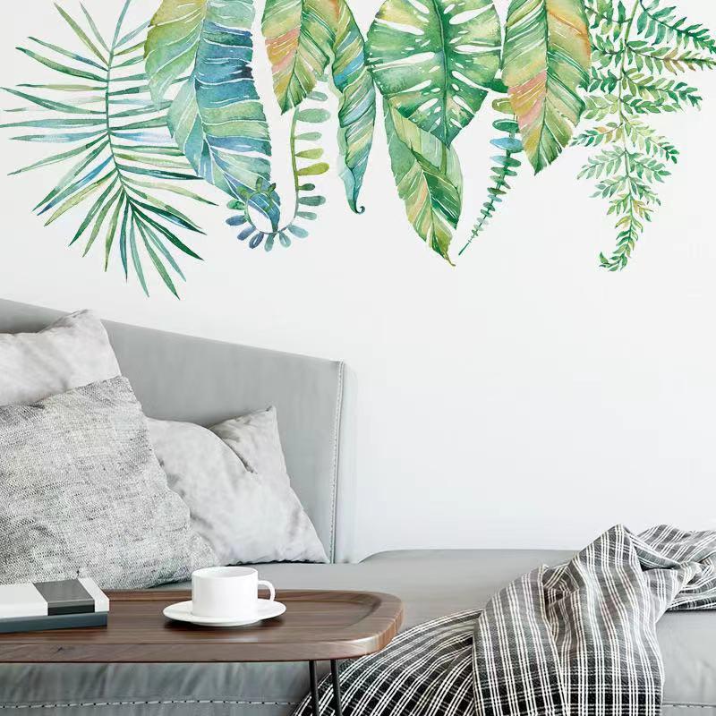 送料込み　ウォールステッカー　多彩　熱帯植物　壁飾り　壁紙　壁シール　壁絵　インテリアシート　模様替え |  | 03