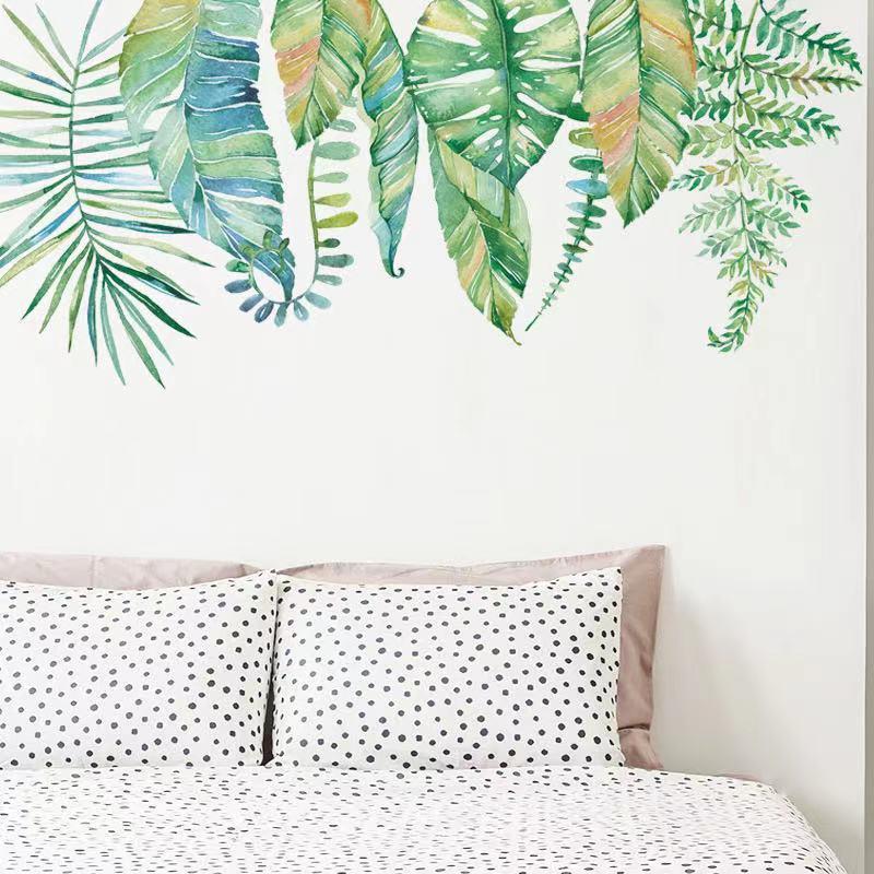 送料込み　ウォールステッカー　多彩　熱帯植物　壁飾り　壁紙　壁シール　壁絵　インテリアシート　模様替え |  | 04