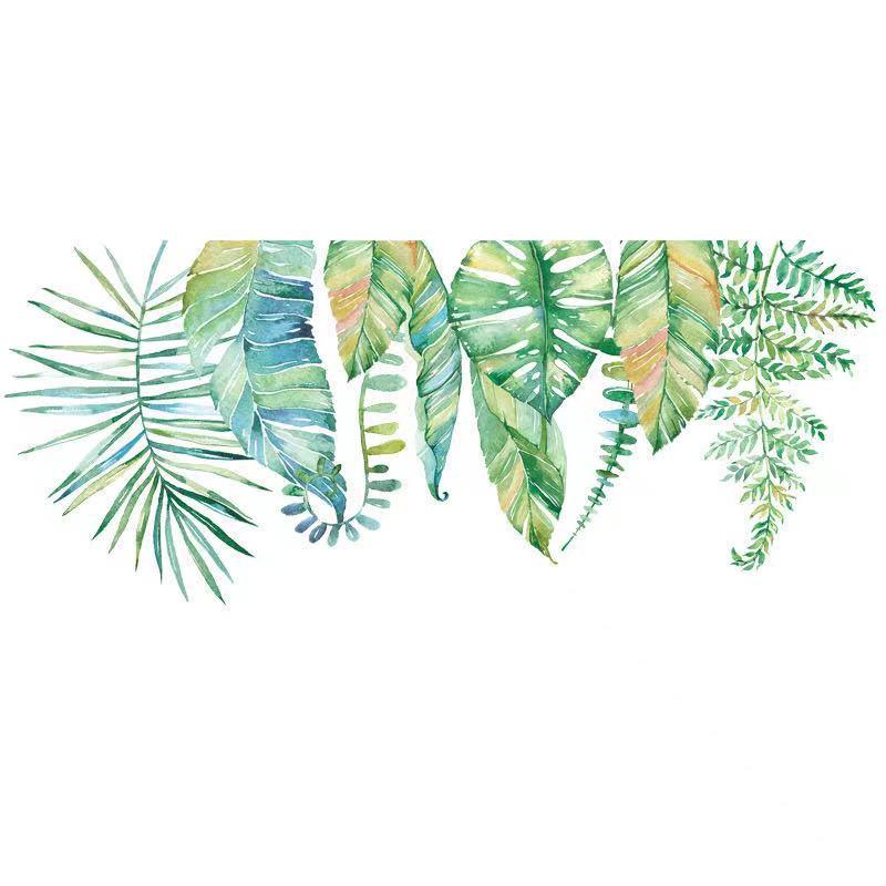 送料込み　ウォールステッカー　多彩　熱帯植物　壁飾り　壁紙　壁シール　壁絵　インテリアシート　模様替え |  | 06