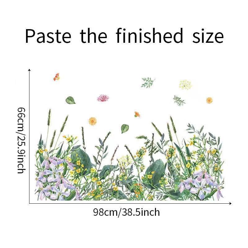 送料込み　ウォールステッカー グリーン  野外　植物　壁飾り　壁紙　壁シール　壁絵　剥がせるタイプ　インテリアシート　模様替え　 |  | 06