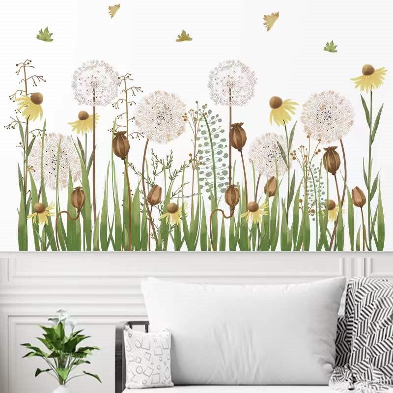 ウォールステッカー　 タンポポ　野外　ウォールシール　壁飾り　壁絵　壁シート　模様替え 　リビング　欧米風　　 |  | 02