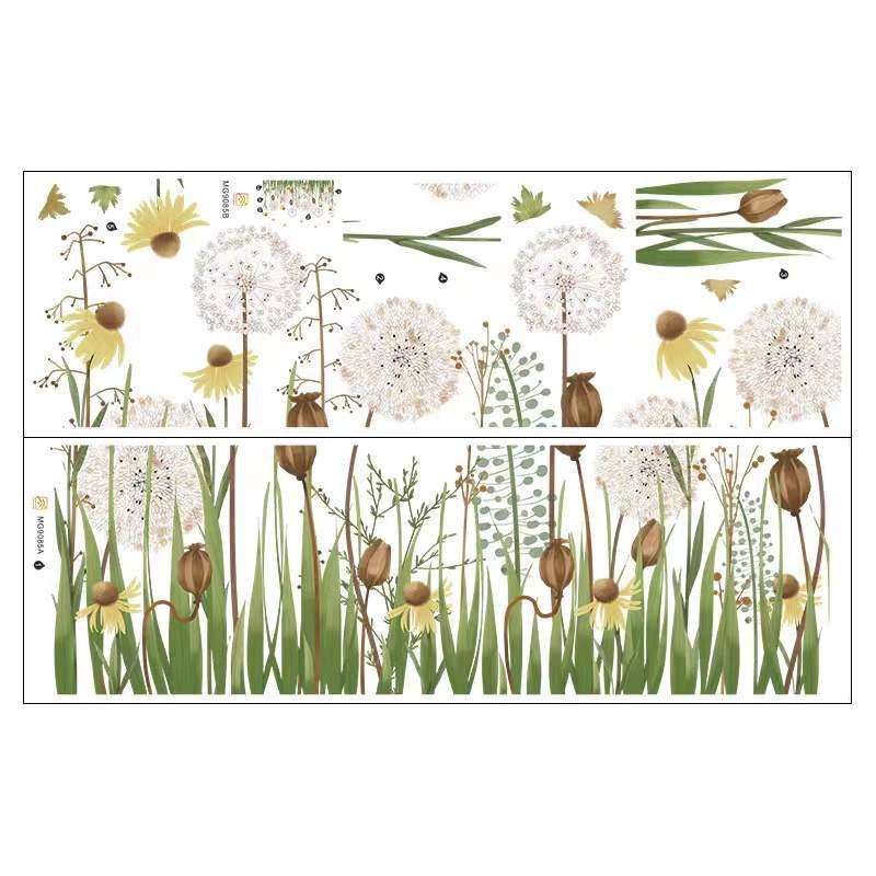 ウォールステッカー　 タンポポ　野外　ウォールシール　壁飾り　壁絵　壁シート　模様替え 　リビング　欧米風　　 |  | 05