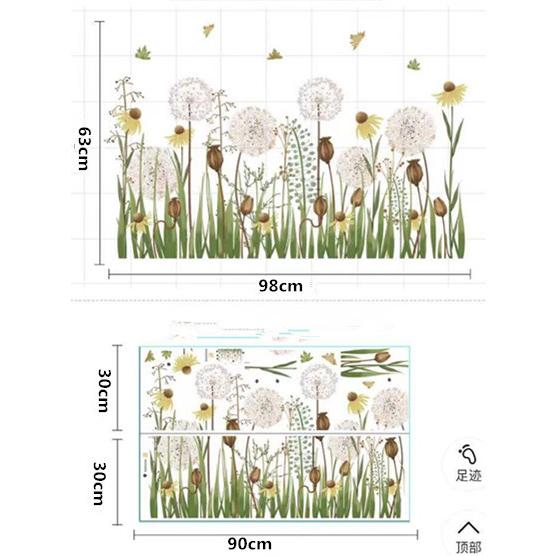ウォールステッカー　 タンポポ　野外　ウォールシール　壁飾り　壁絵　壁シート　模様替え 　リビング　欧米風　　 |  | 07