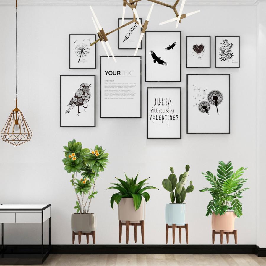 ウォールステッカー　壁シート　壁紙　３D　盆栽　リフォーム　壁飾り　壁シール　DIY　壁絵　植物鑑賞　模様替え |  | 01