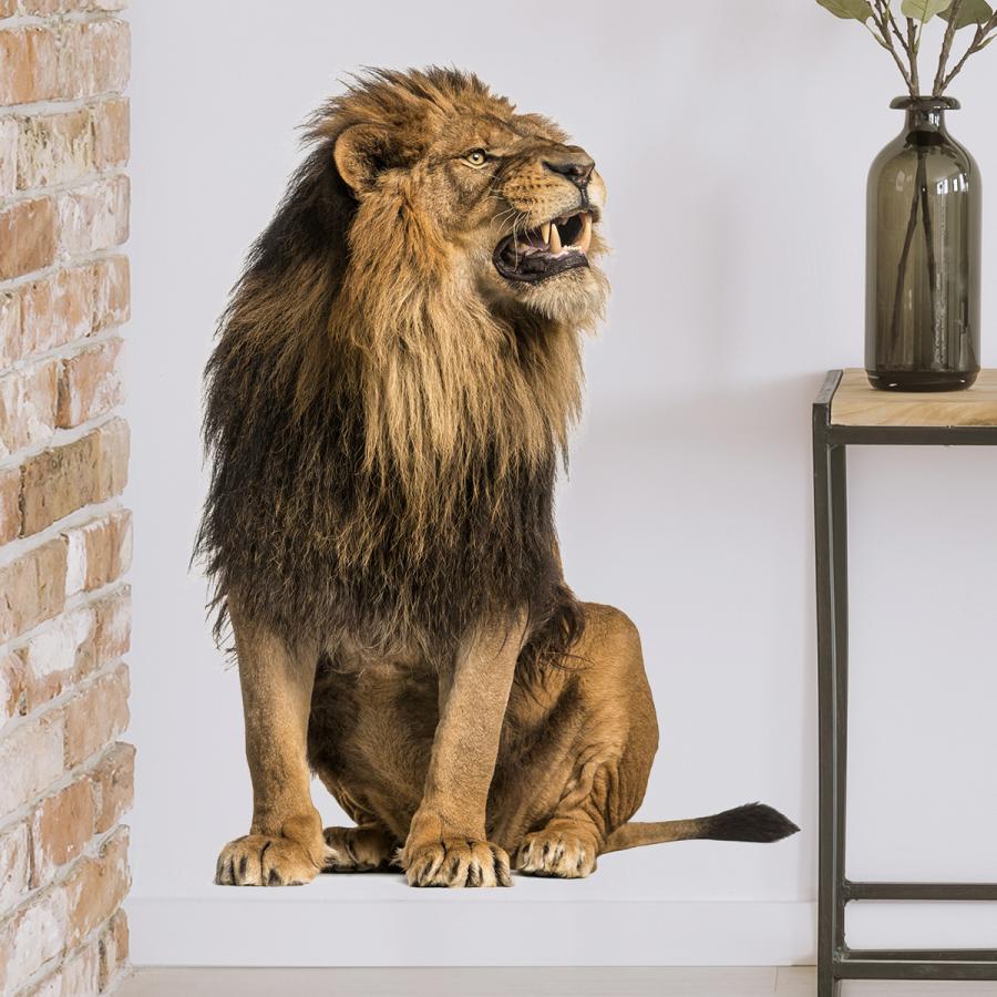 送料込み　ウォールステッカー　３D ライオンキング　動物 壁画　壁シート 壁飾り 壁紙　雰囲気変え 壁シール インテリア DIY 　模様替え | 